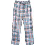 Pantalons de pyjama à carreaux en coton Taille 4 XL look fashion pour homme 