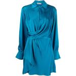 Robes de soirée longues bleu roi à manches longues Taille XS pour femme en promo 