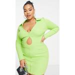 Robes courtes vert d'eau Taille XL plus size pour femme en promo 
