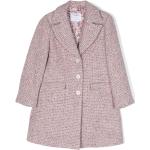Simonetta manteau en tweed à simple boutonnage - Rose