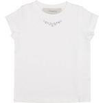 T-shirts à col rond Simonetta Ravizza blancs à strass Taille 12 ans pour fille de la boutique en ligne Miinto.fr avec livraison gratuite 