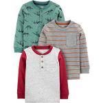 Chemises gris foncé à rayures à motif USA Taille 3 ans look fashion pour garçon en promo de la boutique en ligne Amazon.fr 