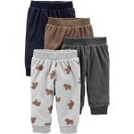Pantalons gris foncé en polaire à motif ours look casual pour garçon en promo de la boutique en ligne Amazon.fr 