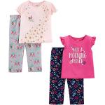 Pyjamas en polaire à fleurs en polaire lot de 4 Taille 3 ans look fashion pour fille de la boutique en ligne Amazon.fr 