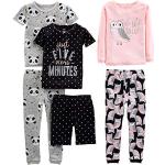 Pyjamas roses à motif hiboux lot de 3 Taille 7 ans look fashion pour fille en promo de la boutique en ligne Amazon.fr 