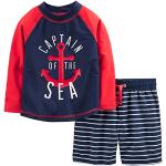 Shorts de bain bleu marine à rayures à motif USA Taille 18 mois look fashion pour garçon de la boutique en ligne Amazon.fr 