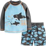 Shorts de bain bleu ciel à motif USA Taille 18 mois look fashion pour garçon de la boutique en ligne Amazon.fr 