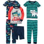 Pyjamas multicolores à rayures à motif voitures lot de 3 look fashion pour garçon en promo de la boutique en ligne Amazon.fr 