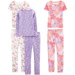 Pyjamas blancs à fleurs à motif flamants roses lot de 3 Taille 7 ans look fashion pour fille de la boutique en ligne Amazon.fr 