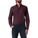 Sisley Shirt 5PFRSQ011, Burgundy 912, M Homme