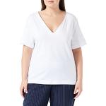 Sisley T- Shirt 3LANW4002, Blanc 101, S Femme