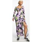 Robes longues fleuries multicolores à fleurs à motif fleurs longues Taille XS classiques pour femme en promo 