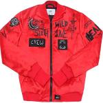 Blousons bombers Sixth june rouges Taille L look fashion pour homme 