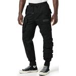 Pantalons cargo Sixth june noirs en toile Taille M look fashion pour homme 