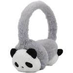 Cache-oreilles gris en peluche à motif pandas classiques pour garçon de la boutique en ligne Amazon.fr 