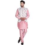 Pyjamas de mariage roses à fleurs Taille S classiques pour homme 