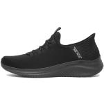Chaussures de sport Skechers Ultra Flex noires en fil filet Pointure 42 look fashion pour homme en promo 