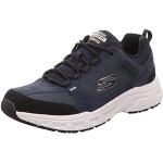 Chaussures de sport d'automne Skechers Oak Canyon bleues en fil filet Pointure 44 look fashion pour homme en promo 