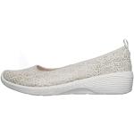 Chaussures casual Skechers blanches en textile Pointure 41 look casual pour femme en promo 