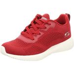 Chaussures de fitness Skechers Squad rouges à lacets Pointure 37 look casual pour femme en promo 