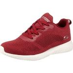 Chaussures de sport Skechers Squad rouges Pointure 36 look fashion pour femme en promo 