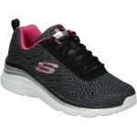 Chaussures de sport Skechers noires Pointure 41 avec un talon jusqu'à 3cm pour femme en promo 