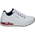 Chaussures de sport Skechers blanches Pointure 41 avec un talon jusqu'à 3cm pour homme en promo 