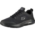 Chaussures de sport Skechers noires légères à lacets Pointure 48 look fashion pour homme 