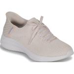 Chaussures de fitness Skechers Ultra Flex beiges Pointure 41 avec un talon entre 5 et 7cm pour femme en promo 