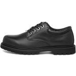 Chaussures oxford Skechers noires en caoutchouc à lacets Pointure 47,5 look casual pour homme 