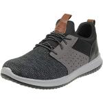 Chaussures de sport Skechers Delson grises en fil filet Pointure 50,5 look fashion pour homme en promo 