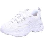 Chaussures de sport Skechers D'Lites blanches en fil filet Pointure 38 look fashion pour femme en promo 