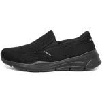 Chaussures de sport Skechers Equalizer 4.0 noires en fil filet Pointure 43 look fashion pour homme en promo 