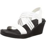 Sandales Skechers blanches en fibre synthétique Pointure 35 look fashion pour femme 