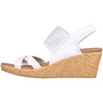 Sandales Skechers blanches Pointure 40 look fashion pour femme 