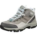 Chaussures de randonnée Skechers Trego grises imperméables Pointure 36 look casual pour femme en promo 
