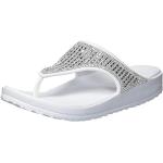 Tongs  Skechers Foamies blanches à logo à strass Pointure 38 look fashion pour femme 