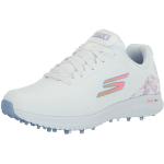 Chaussures de golf Skechers Arch Fit blanches en cuir synthétique imperméables Pointure 39 look fashion pour femme 