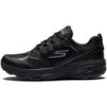 Chaussures de running Skechers noires en cuir légères à lacets Pointure 39 look fashion pour femme en promo 