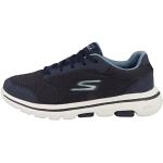 Chaussures de tennis  Skechers GOwalk 5 bleu marine Pointure 46 look fashion pour homme en promo 