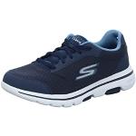 Chaussures de tennis  Skechers GOwalk 5 bleu marine look fashion pour homme en promo 