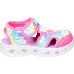 Chaussures montantes Skechers roses Pointure 25 look casual pour fille 
