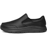Chaussures de sport Skechers Flex advantage noires Pointure 43 look fashion pour homme en promo 