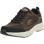 Chaussures de sport Skechers Oak Canyon marron chocolat Pointure 46 look fashion pour homme en promo 