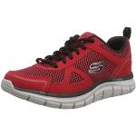 Chaussures de sport Skechers rouges en fil filet Pointure 41 look fashion pour homme en promo 