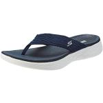 Sandales Skechers bleu marine en polyester Pointure 35 look fashion pour fille 