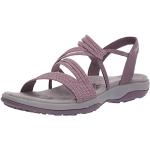 Sandales nu-pieds Skechers Reggae violettes en toile à bouts ouverts Pointure 39 look fashion pour femme 