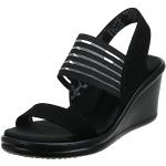 Sandales Skechers noires en tissu Pointure 39,5 look fashion pour femme 