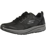 Chaussures de running Skechers noires en tissu Pointure 43 look fashion pour homme 