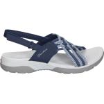 Sandales plates Skechers bleues en tissu Pointure 37 pour femme 